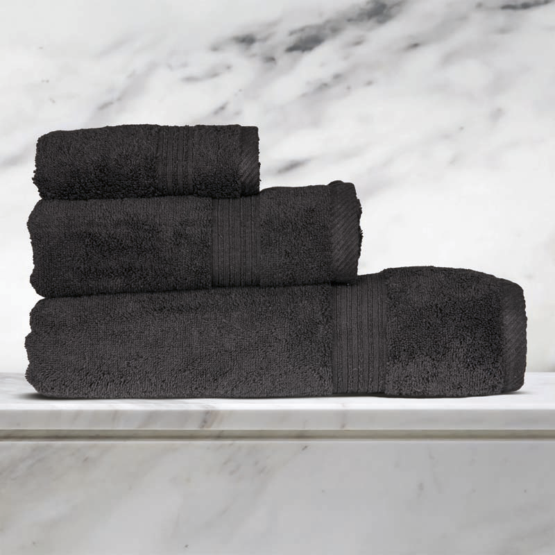 Πετσέτα Epavlis Σώματος 80x150 Soft Line 100% Βαμβάκι Χρ. Black