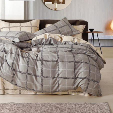 Σετ Σεντόνια Epavlis Βαμβακοσατέν Υπέρδιπλα Σχ.0805 Λάστιχο 160x200+25