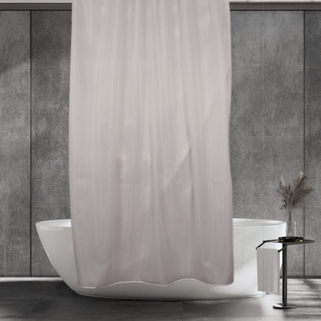 Κουρτίνα μπάνιου Epavlis Λευκή 180x200