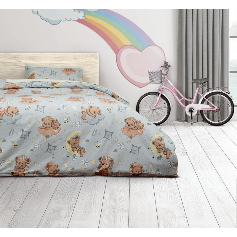 Σεντόνια Σετ Epavlis Kids Μονά Σχ.302 (1/160Χ240+1/160Χ270+1/50Χ70)