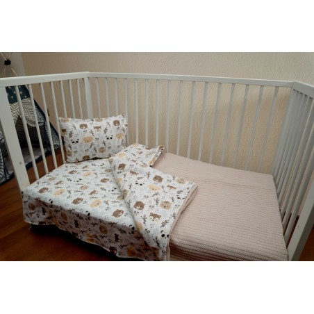 Σετ Σεντόνια Κούνιας Φανέλα Σχ.305 2/110Χ160 1/30Χ40