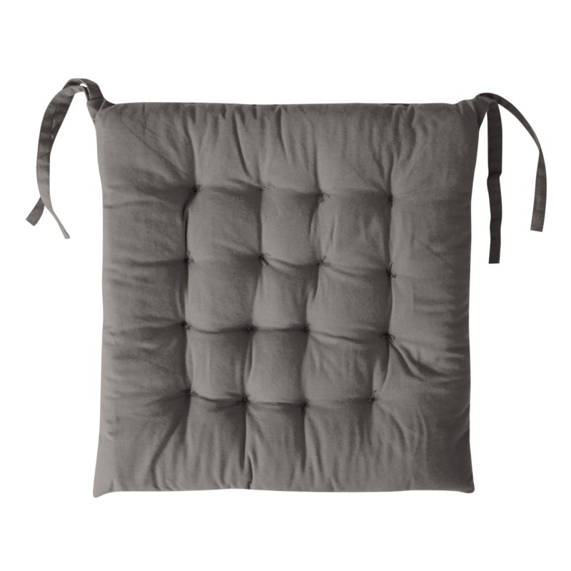 Μαξιλάρι Καρέκλας Epavlis με Κορδόνι 40x40 Χρ. Grey