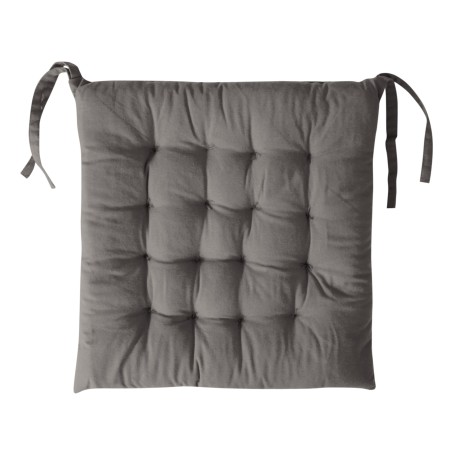 Μαξιλάρι Καρέκλας Epavlis με Κορδόνι 40x40 Χρ. Grey