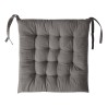 Μαξιλάρι Καρέκλας Epavlis με Κορδόνι 40x40 Χρ. Grey