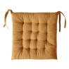 Μαξιλάρι Καρέκλας Epavlis με Κορδόνι 40x40 Χρ. Yellow