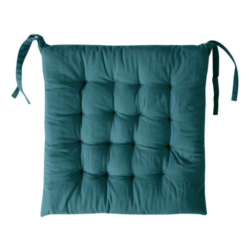 Μαξιλάρι Καρέκλας Epavlis με Κορδόνι 40x40 Χρ. Blue