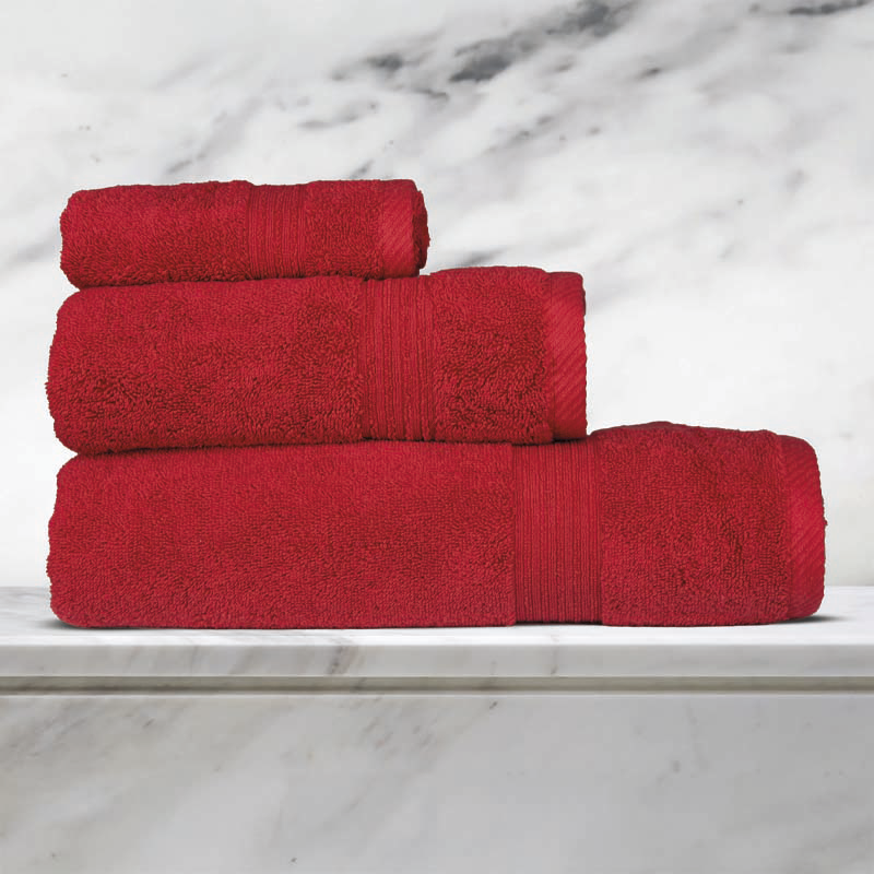 Πετσέτα Epavlis Χεριών 30x50 Soft Line 100% Βαμβάκι Χρ. Red