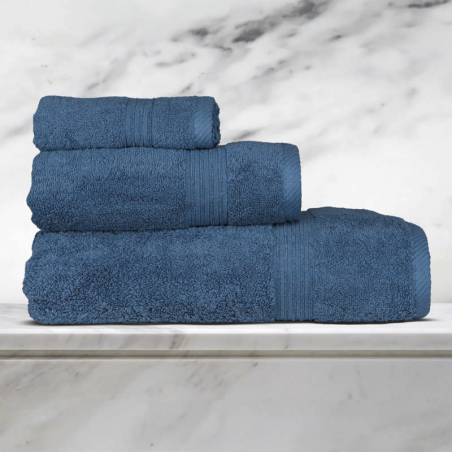 Πετσέτα Epavlis Προσώπου 50x100 Soft Line 100% Βαμβάκι Χρ. Blue